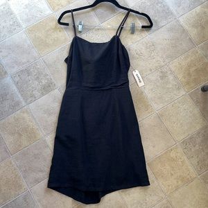 NWT Garage Black Dress with Open Back